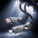 Remax Rc-c189 65w 4 In 1 Multi Functional Data Cable Black - 2