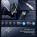 Remax Rc-c189 65w 4 In 1 Multi Functional Data Cable Black - 3