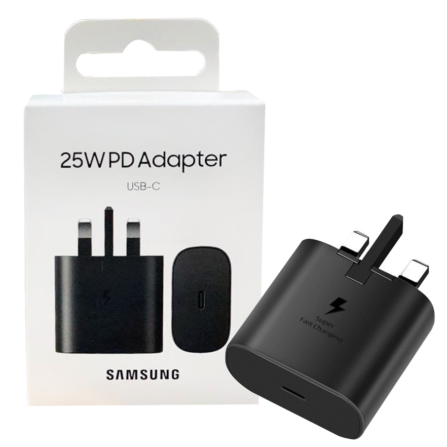 Samsung 25w Uk Pin Original Pd Adopter Usb-c - 4