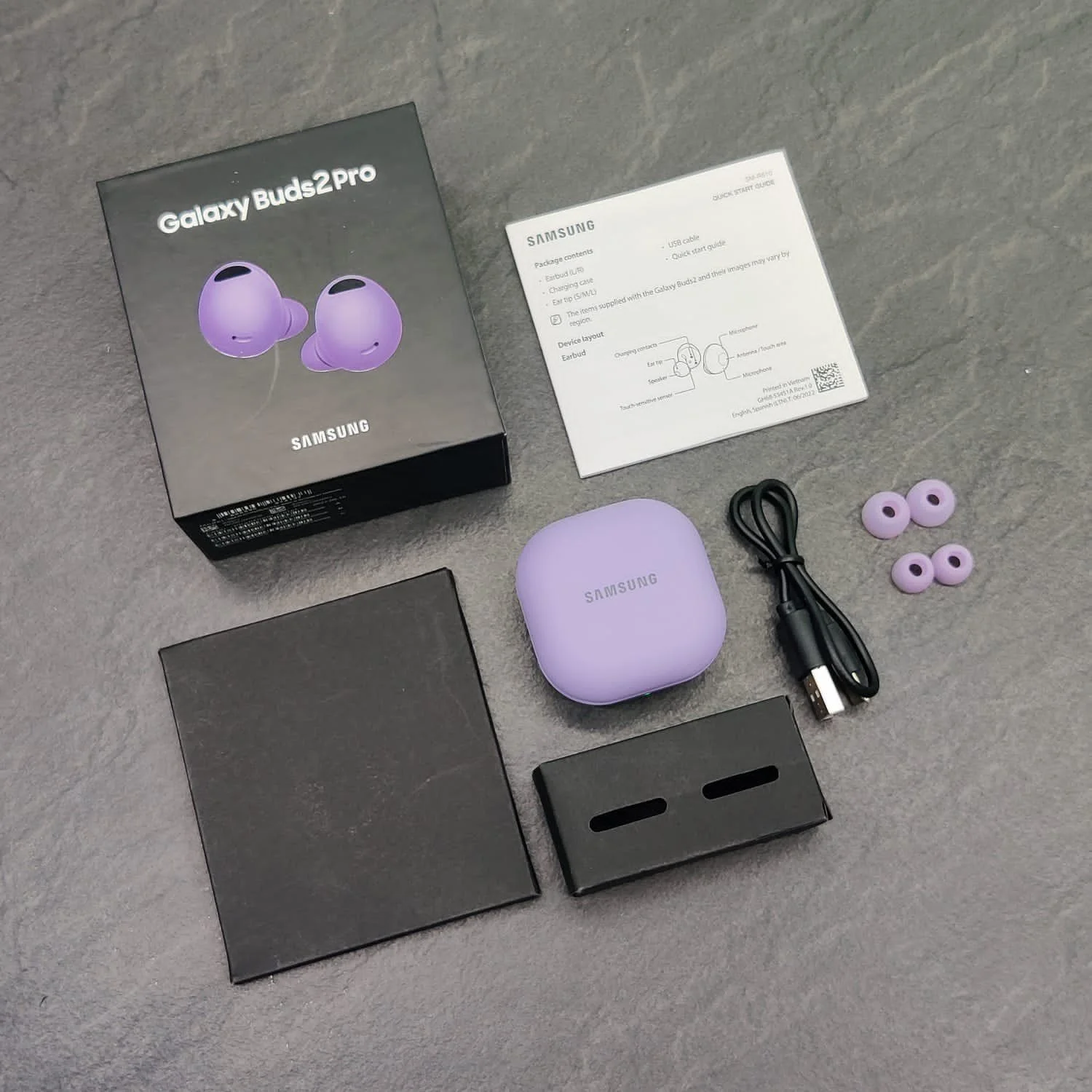 Samsung Galaxy Buds 2 Pro True Wireless Bluetooth Earbuds Bora Purple - 4