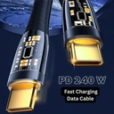 Aspor A153 240w Type C To Type C Pd Fast Charging data Cable 1.8m - 2
