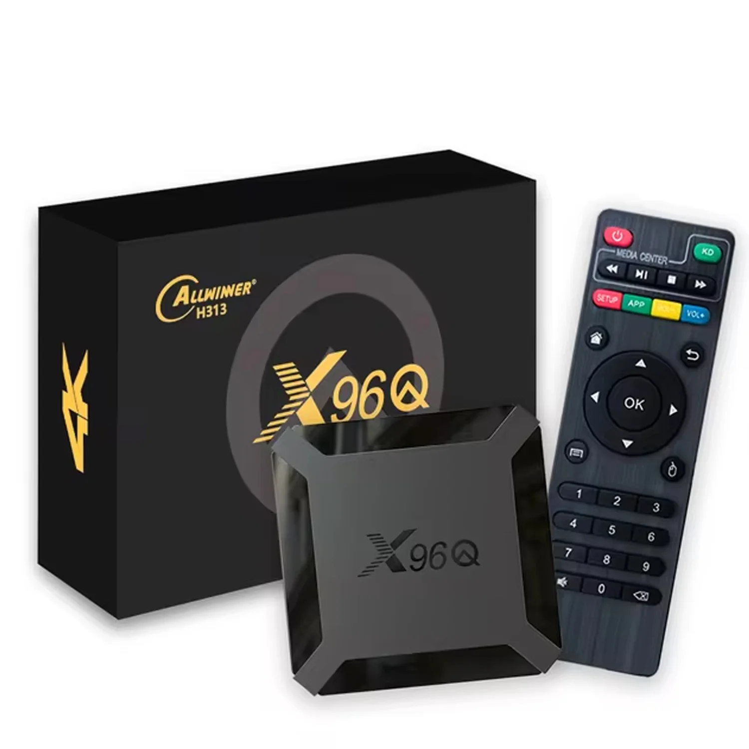 Smart Box X96q Mini Quad Core 2g+16g 4k 60fps Android 10v - 4