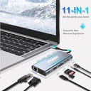 Speed-x (sp-tc1101) 11 In 1 Multi-port Type C 4k Hdmi Usb 3.0 Converter Good Ic Big Packing - 3