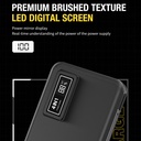 Aspor A300 Power Bank Original 10000mah Li-polymer Battery 4 In1 Power Bank Black - 2