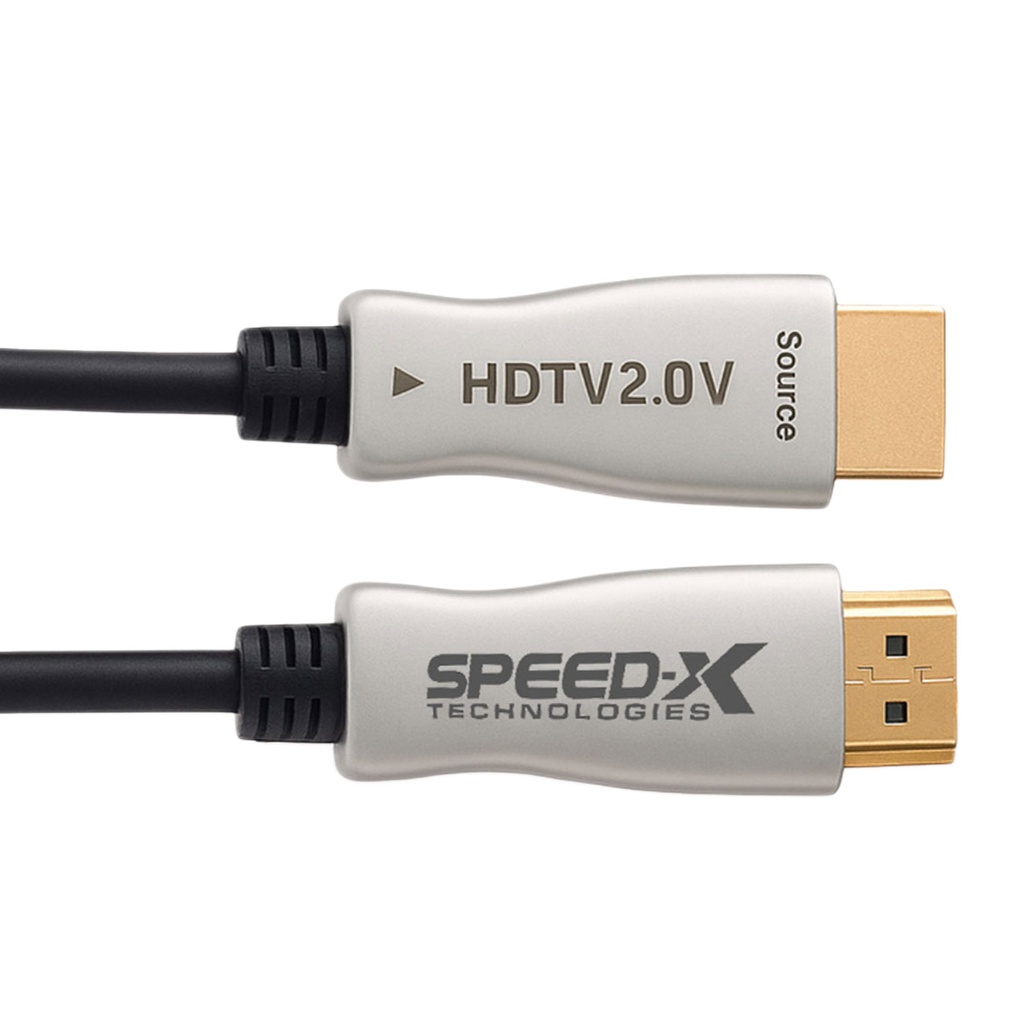 Speed-x 100m Fiber Hdmi Cable 2.02.1 Aoc(active Optical Cable) 30awg Copper Support 4k 8k Uhd (full Length) - 2