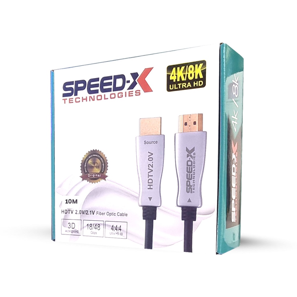 Speed-x 10m Fiber Hdmi Cable 2.02.1 Aoc(active Optical Cable) 30awg Copper Support 4k 8k Uhd (full Length) - 3