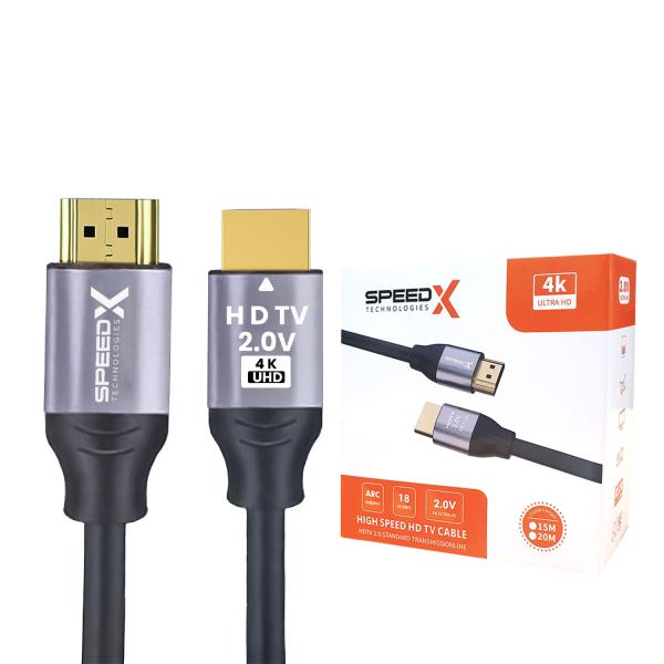 Speed-x 2.0v Hdmi Premium Cable Ultra Hd 4k 20m (full Length) - 2