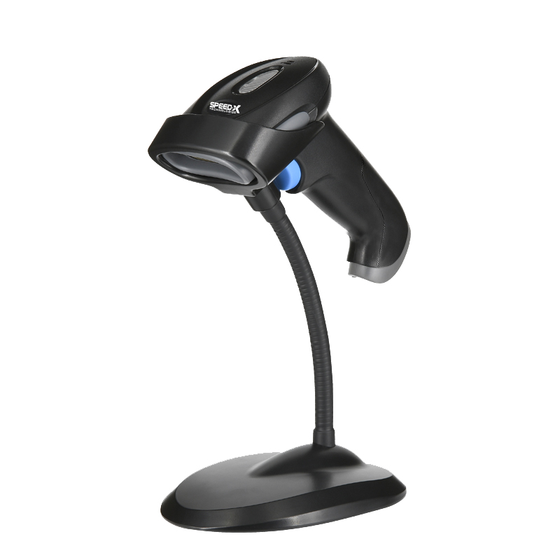 Speed-x 8700 2d Wireless 2.4ghz Barcode Scanner With Stand And Receiver - 4
