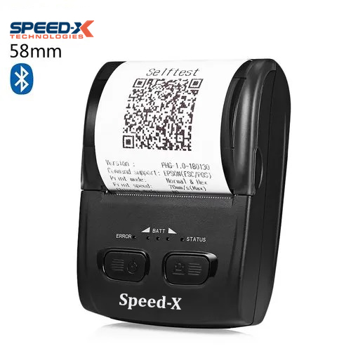 Speed-x Bt500m Mini Portable Bluetooth+usb Printer 58mm - 2