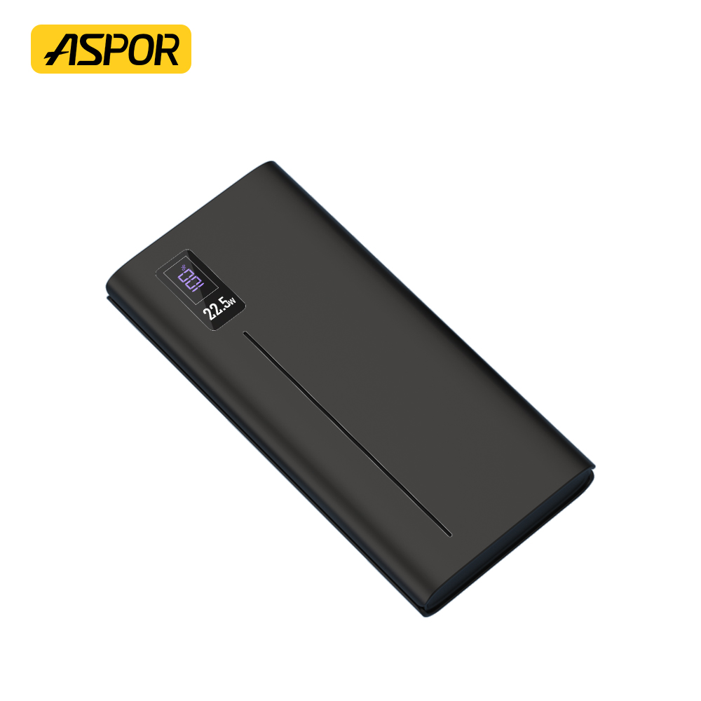 Aspor A335 Power Bank 10000mah 22.5w Pd+qc 3.0 With Lcd Digital Display - 3