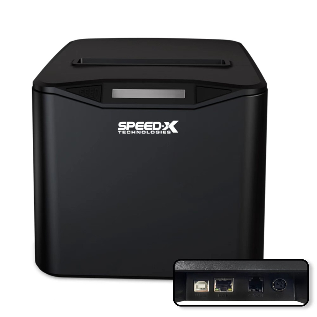 Speed-x Sp-210ul 80mm Thermal Receipt Printer Usb+lan Black - 4