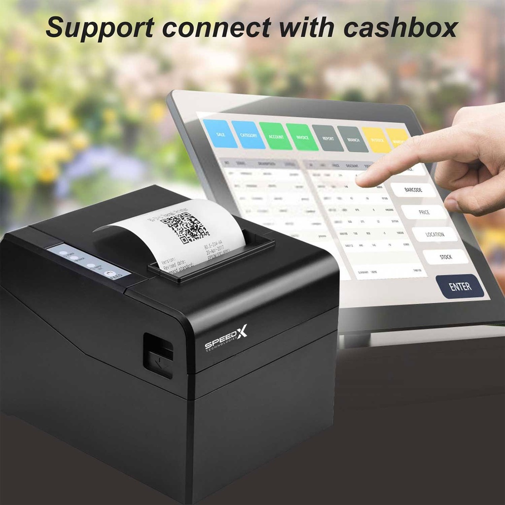 Speed-x Sp-250u 80mm Thermal Receipt Printer Usb Interface 300mms Printing Speed - 3