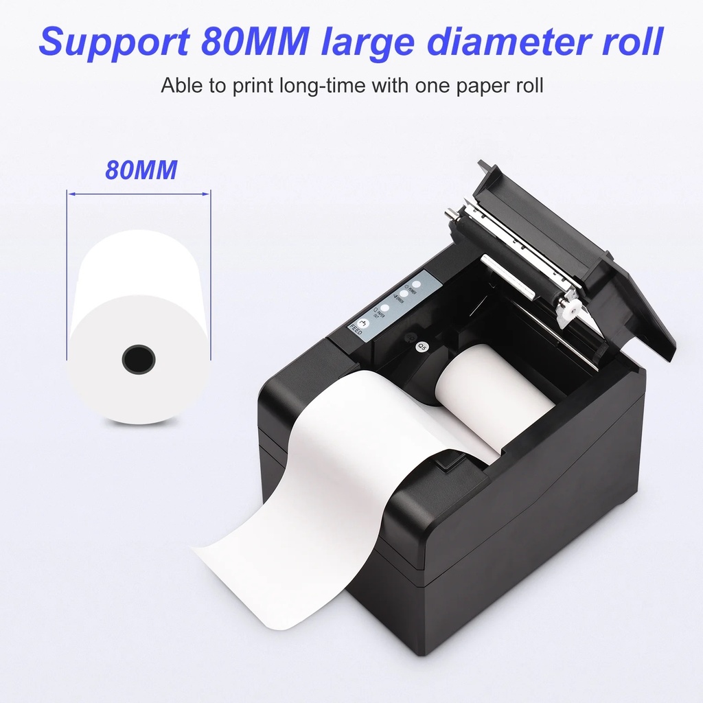 Speed-x Sp-250u 80mm Thermal Receipt Printer Usb Interface 300mms Printing Speed - 4