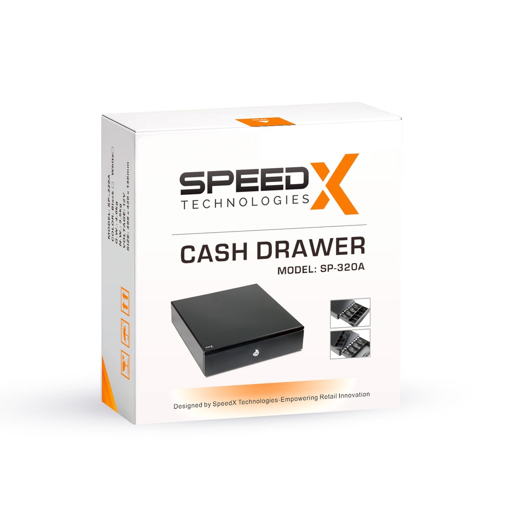 Speed-x Sp-320a 4 Bill 5 Coins High Temperature Paint Cash Drawer - 4