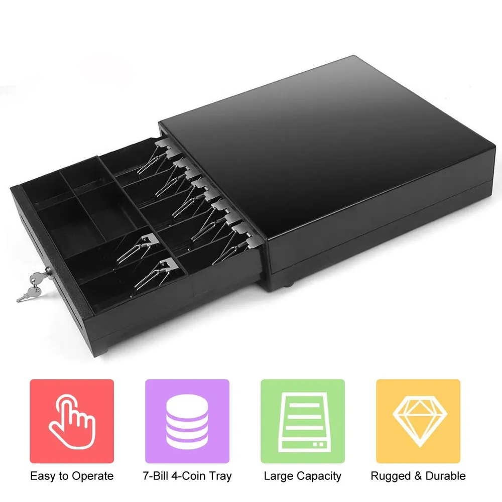 Speed-x Sp-340b 7 Bill 4 Coins High Temperature Paint Cash Drawer - 4