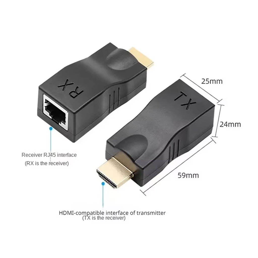 Speed-x Sp-ex30 Hdmi Range Extender Cat6 30m - 3