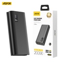Aspor A336 Power Bank 20000mah 22.5w High Capacity With Led Display Fast Charging - 4