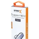 Speed-x Sp-tc701 7 Port 2 In 1 Usb 3.0 & Type-c Ports Aluminum Alloy Portable Hub - 3