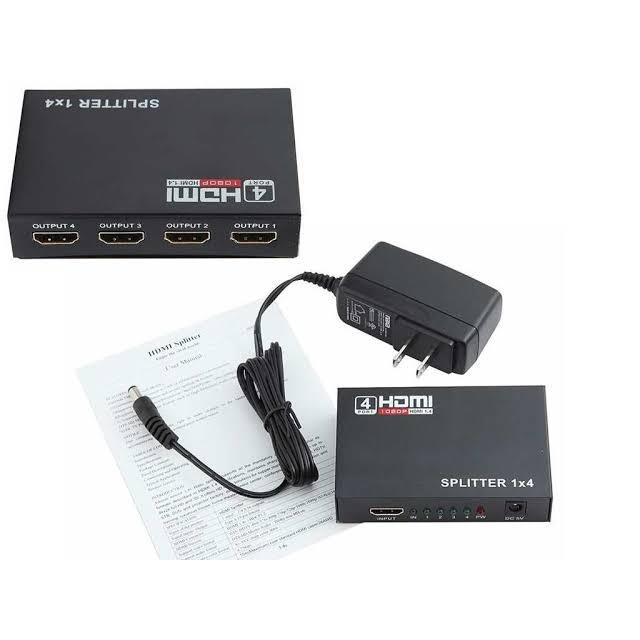 Speedx (sp-hs4) 4 Port Hdmi Splitter 2k 4k - 4