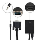 Speedx (sp-vh108) Vga To Hdmi 1080p Adapter With 3.5mm Audio Output Jack - 3