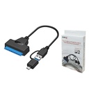 Speedx 2 In 1 Usb And Type-c To Sata 3.0 Cable - 3