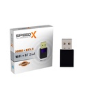 Speedx Alfa W107 (2-in-1) Wifi + Bluetooth 5.3 Usb Adapter 300mbps Plug & Play - 4