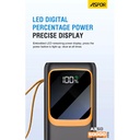 Aspor A350 22.5w 50000mah Fast Charging Type-c Micro Ios 7 Output With Built-in Flashlight Power Bank - 3