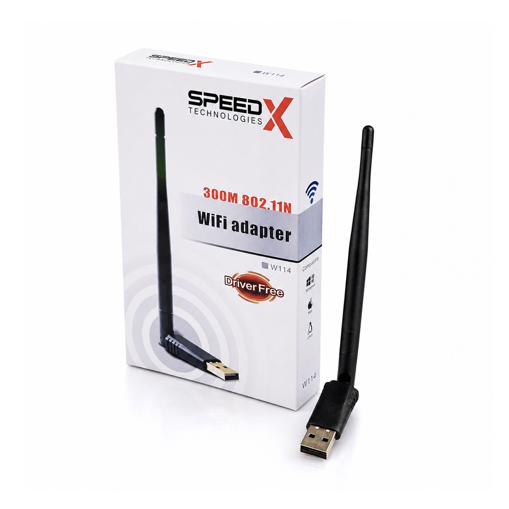 Speedx Alfa W114 3dbi Rtl8188ftv-vc Antenna Wifi Usb Adapter 300mbps - 4