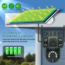 Speedx Ca-wc013 Solar Outdoor 8mp Dual Lens Camera Pan Tilt Pir Motion Detection With V380 Pro App - 4