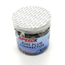 Speedx Cat6 Rj45 (fu) Ftpstp Connector 100pcs (bottle Pack) - 4