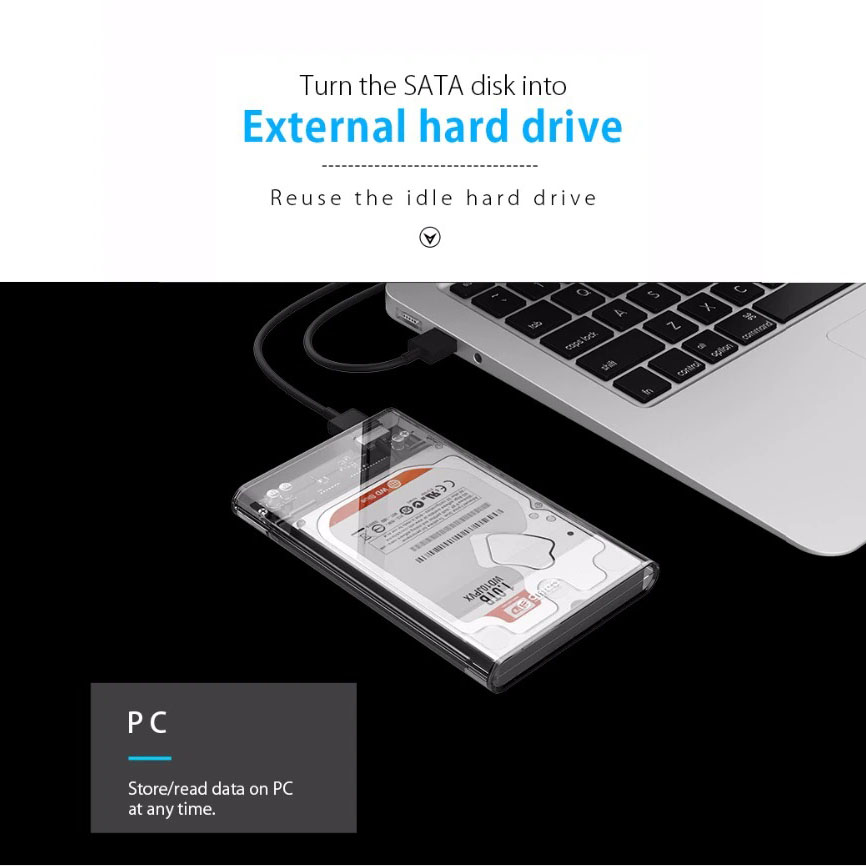 Speedx Hd-2025u3 Hdd Crystal Case 2.5 Inch 3.0 - 3