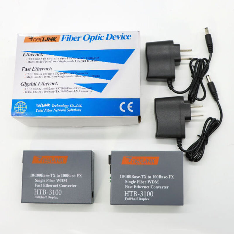 Speedx Htb-3100 Pro Netlink Ethernet Media Converter 10100 Base - 4