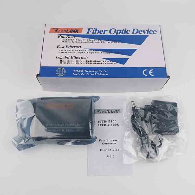 Speedx Htb-gs-03b Netlink Gigabit Ethernet Media Converter 101000 Base - 4