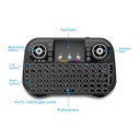 Speedx I10 Mini Wireless+bluetooth Touchpad 7 Color Backlit Light 2.4ghz - 3
