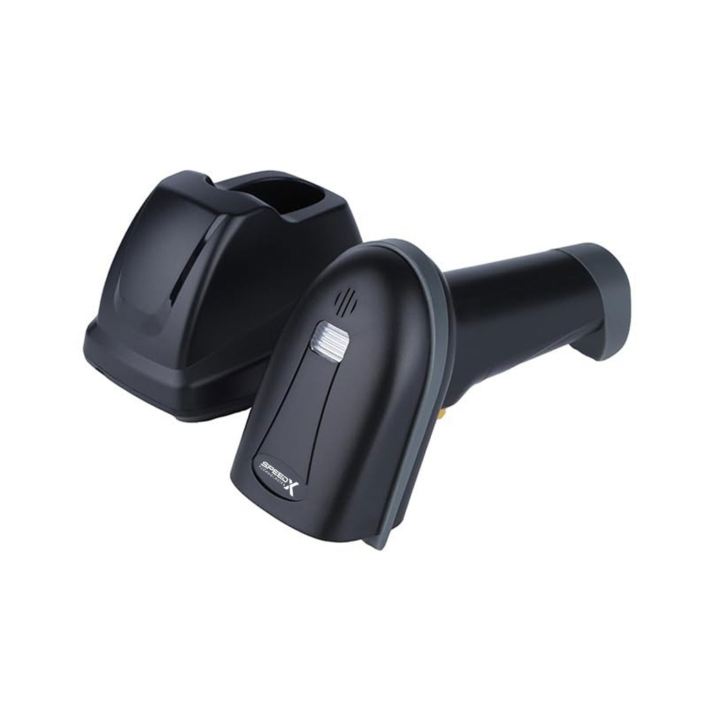 Speedx Sp 70d Wireless 2.4ghz Barcode Scanner 1d2d Qr Code With Charging Dock - 4