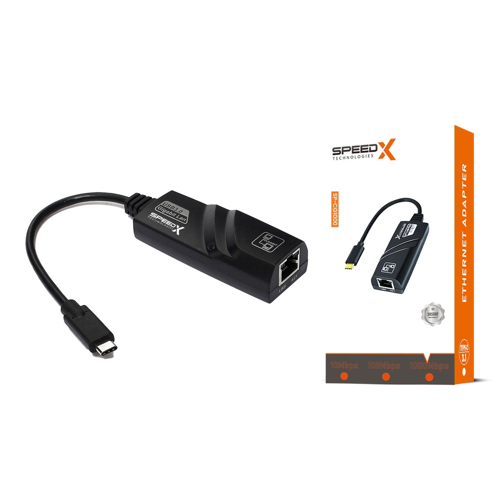 Speedx Sp-cg1000 Type-c Gigabit Lan Card 3.0 Ultra Fast 1000mbps - 4