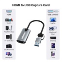 Speedx Sp-vc07a Video Capture 2in1 Usb A C To Hdmi Connector - 4