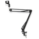 Syga 35 Metal Cantilever Microphone Desktop Universal Capacitor Wheat Stand (black) - 2