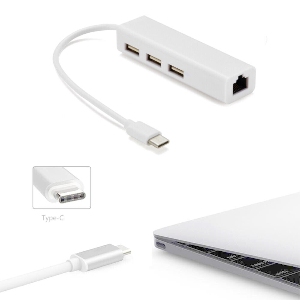 Type C 3.1 To Lan And Usb Hub - 4