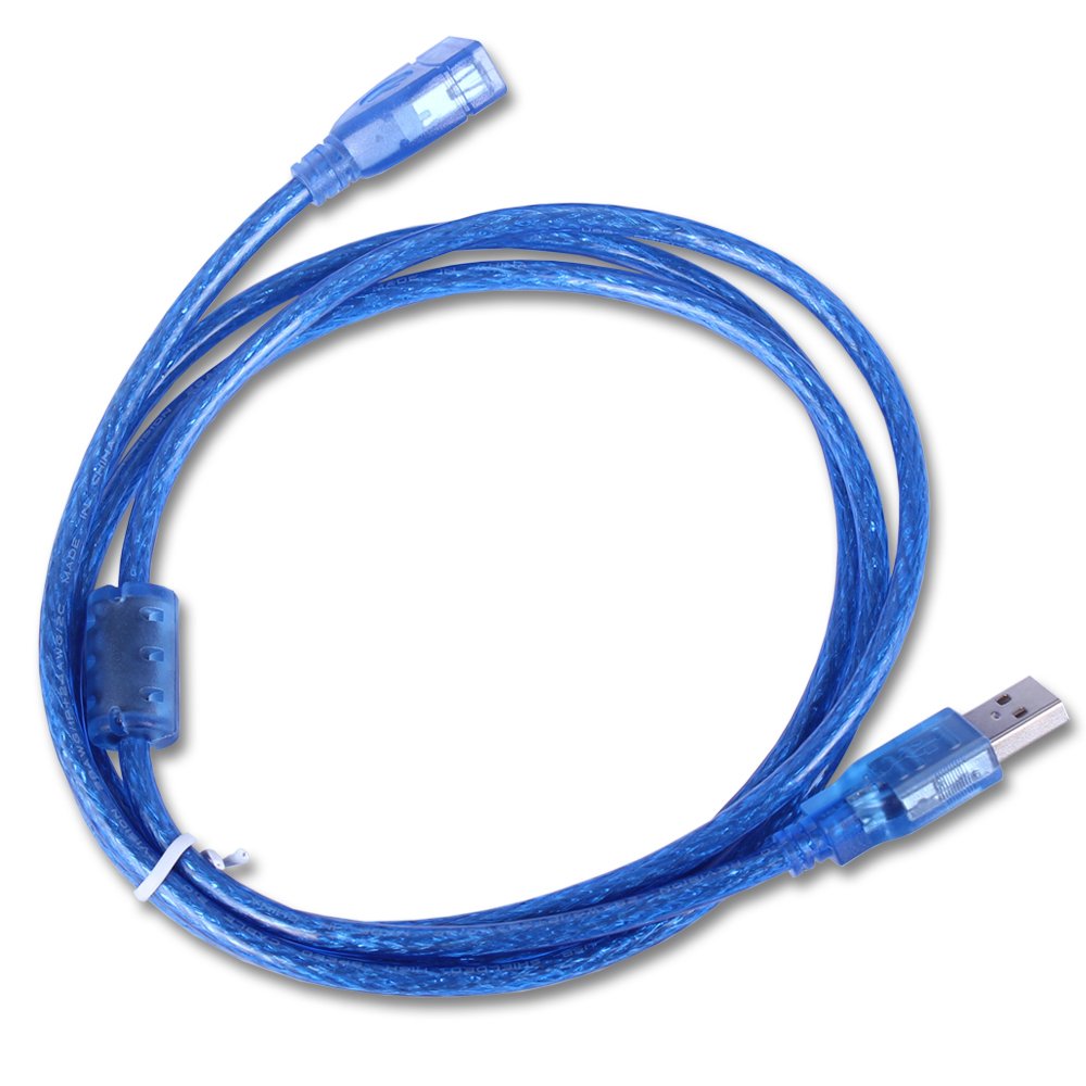 Usb Extension Male To Female 2.0 Crystal Blue (imported Cable) 1.5m - 4