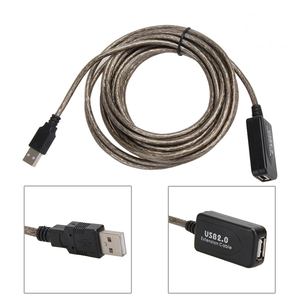 Usb Extension Male To Female 2.0 With Ic (imported Cable) 15m - 2