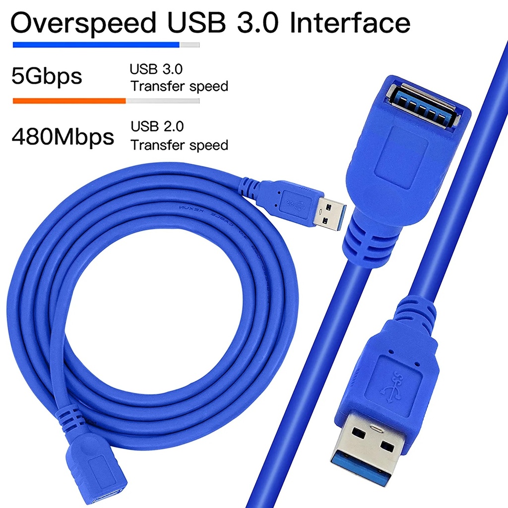 Usb Extension Male To Female Cable 3.0 (imported Cable) 1.5m - 2
