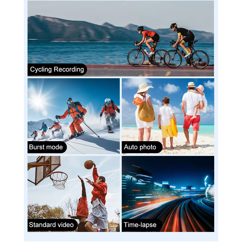 V22 4k Ultra Hd Mini Action Sport Camera Waterproof With Wifi & Touch Screen - 3