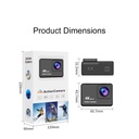 V22 4k Ultra Hd Mini Action Sport Camera Waterproof With Wifi & Touch Screen - 4