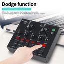 V8 Bm-800 Podcast Mic Set With Live Sound Card,condenser Microphone With Rechargeable 12 Kinds Of Auxiliary Background For Karaoke Singing, Youtube Re - 2