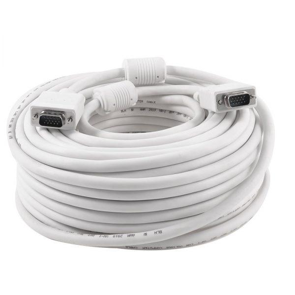 Vga Cable Male To Male Od 8mm 20m - 3