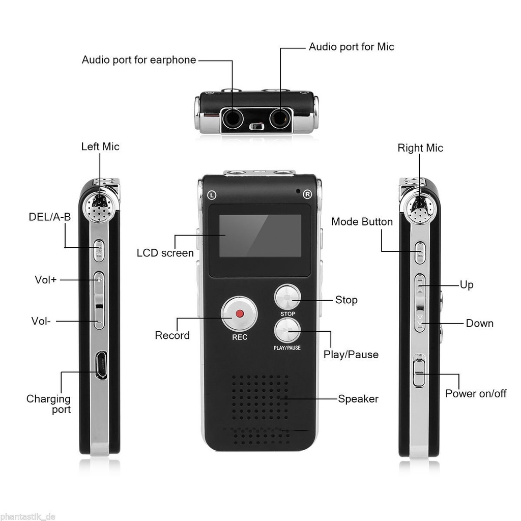 Voice Recorder 8gb - 3