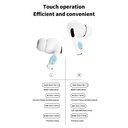 White New A9 Pro Apple Airpods Ancenc Zhongkelqnxun Noise Reduction Touch Control Bluetooth 5.4 Wireless Earbuds - 3