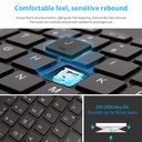 Wireless Bluetooth Keyboard With Phonetablet Holder Slot - 3