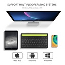 Wireless Bluetooth Keyboard With Phonetablet Holder Slot - 4